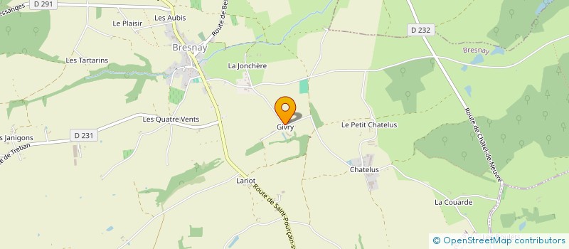 localisation de l'entreprise MADAME CHANTAL ALLIX  BRESNAY