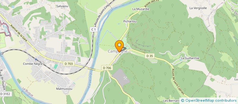 localisation de l'entreprise MADAME CHANTAL ALPHONZAIR  AUDRIX