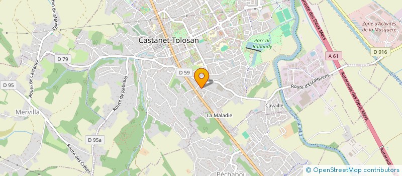 localisation de l'entreprise MADAME CHANTAL AMALVIT à CASTANET-TOLOSAN