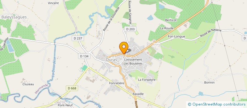 localisation de l'entreprise MADAME CHANTAL AMIS à DURAS