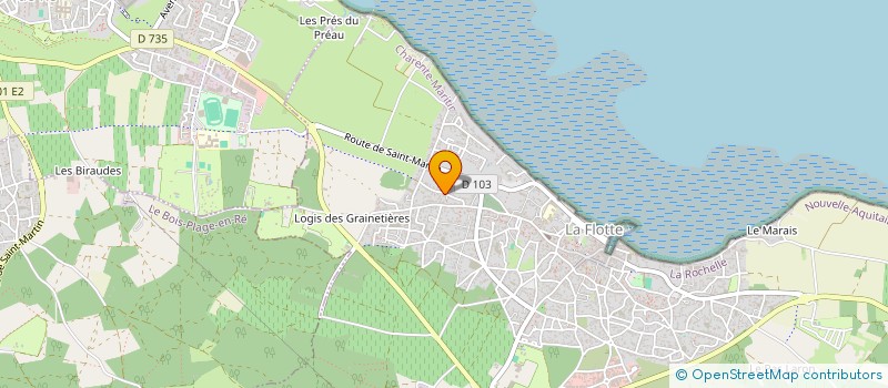 localisation de l'entreprise MADAME CHANTAL ANNE IRENE BURTY  LA FLOTTE