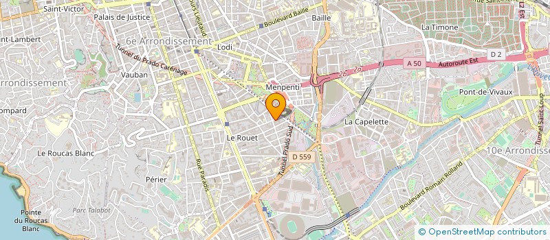 localisation de l'entreprise MADAME CHANTAL ARNAUD-THEVENIN à MARSEILLE