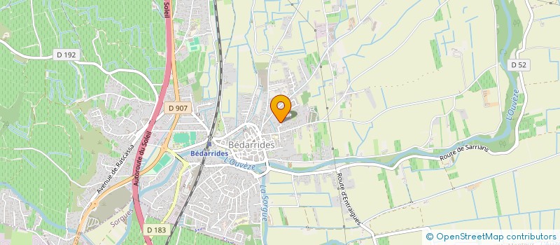 localisation de l'entreprise MADAME CHANTAL AUGE  BEDARRIDES