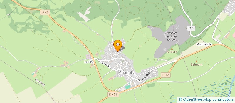 localisation de l'entreprise MADAME CHANTAL AUTHIER  CHAFFOIS