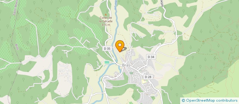 localisation de l'entreprise MADAME CHANTAL AUTRAN  BRAS