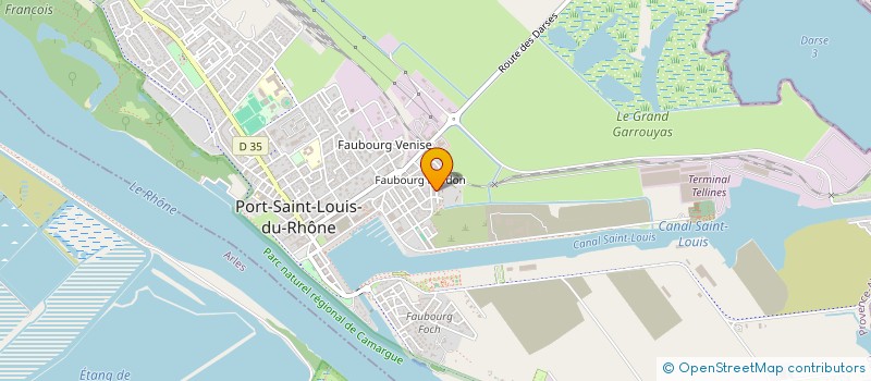 localisation de l'entreprise MADAME CHANTAL BADE à PORT-SAINT-LOUIS-DU-RHONE