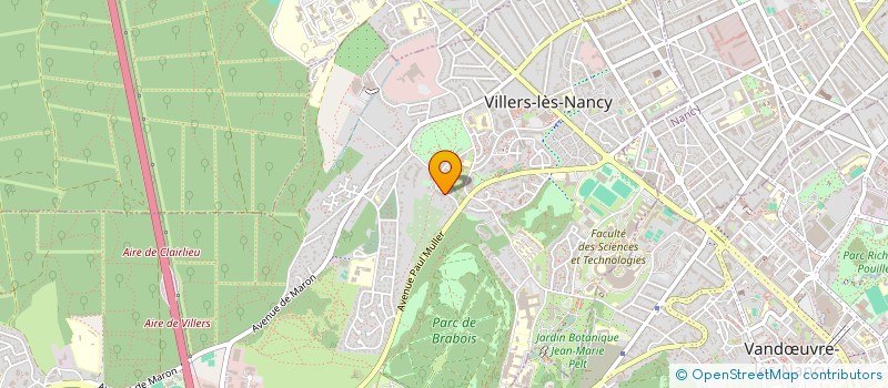 localisation de l'entreprise MADAME CHANTAL BAILLY-MAITRE à VILLERS-LES-NANCY