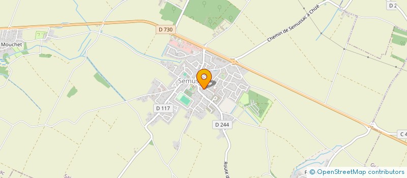 localisation de l'entreprise MADAME CHANTAL BALAY  SEMUSSAC