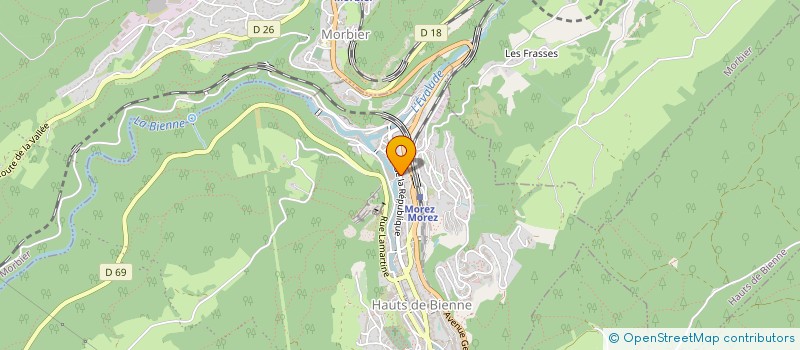 localisation de l'entreprise MADAME CHANTAL BALESTRA  HAUTS DE BIENNE