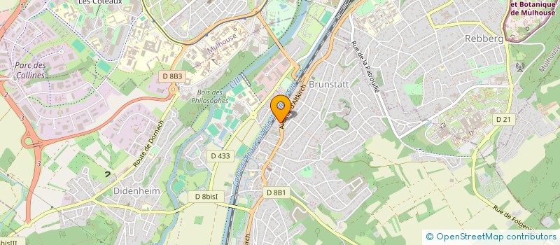 localisation de l'entreprise MADAME CHANTAL BALESTRERI  BRUNSTATT-DIDENHEIM