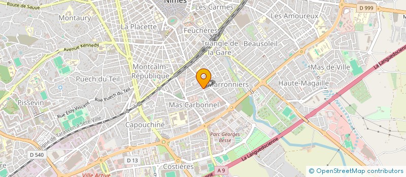 localisation de l'entreprise MADAME CHANTAL BALLESTER  NIMES