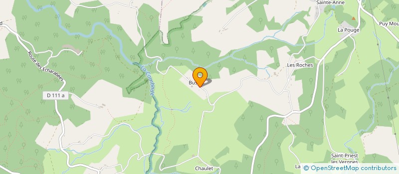 localisation de l'entreprise MADAME CHANTAL BALLOT  EYMOUTIERS