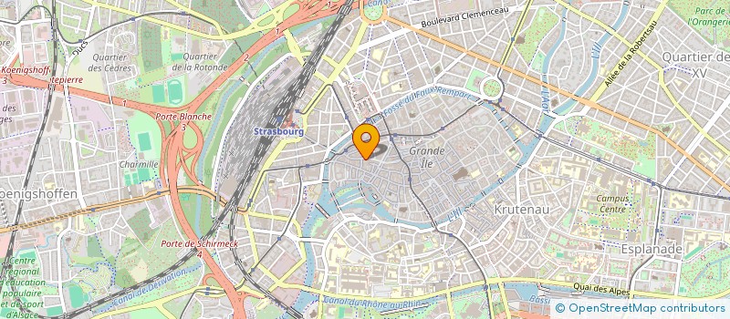 localisation de l'entreprise MADAME CHANTAL BAMBERGER  STRASBOURG