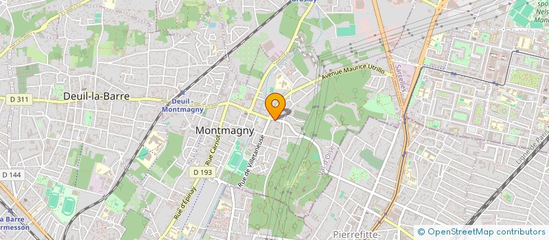 localisation de l'entreprise MADAME CHANTAL BARAFFE  MONTMAGNY