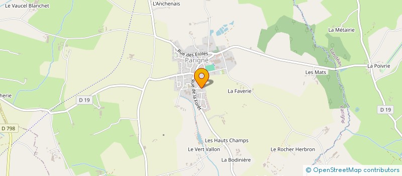 localisation de l'entreprise MADAME CHANTAL BARBOT  PARIGNE