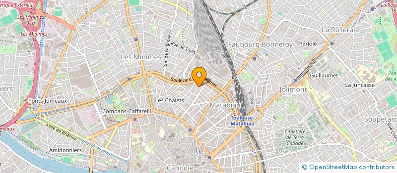 localisation de l'entreprise MADAME CHANTAL BARLIER à TOULOUSE
