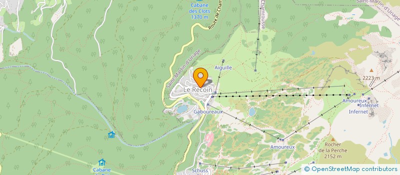 localisation de l'entreprise MADAME CHANTAL BARON à CHAMROUSSE