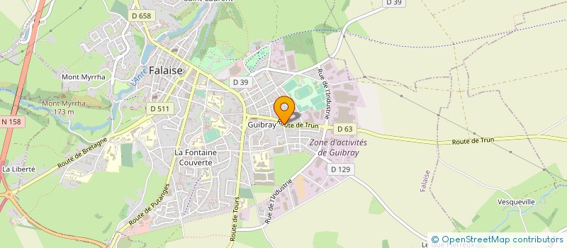 localisation de l'entreprise MADAME CHANTAL BATOT  FALAISE