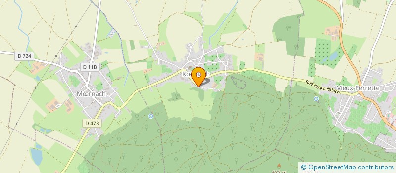 localisation de l'entreprise MADAME CHANTAL BAUDER  KSTLACH