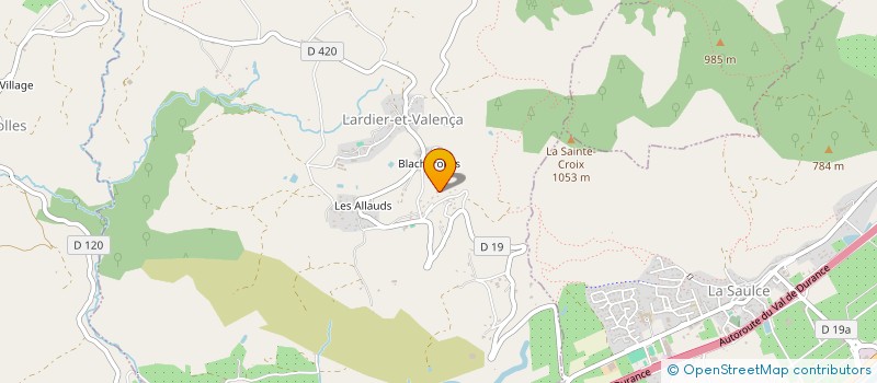 localisation de l'entreprise MADAME CHANTAL BAUGARD à LARDIER-ET-VALENCA