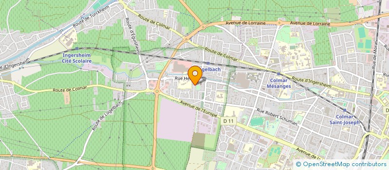 localisation de l'entreprise MADAME CHANTAL BAVOUZET  WINTZENHEIM