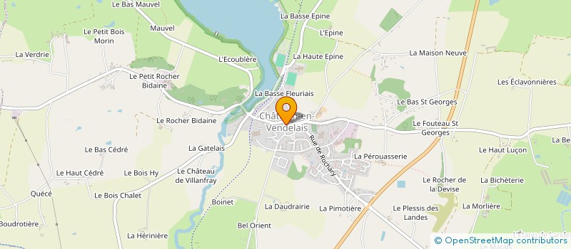 localisation de l'entreprise MADAME CHANTAL BEAUDOUIN  CHATILLON-EN-VENDELAIS