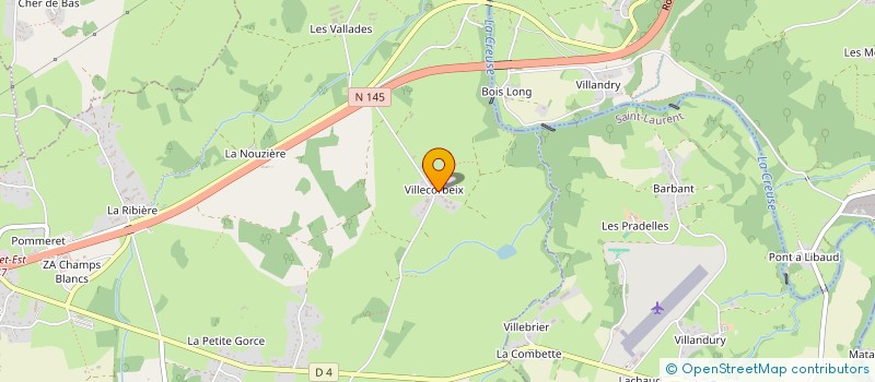 localisation de l'entreprise MADAME CHANTAL BEAUDROUX à SAINTE-FEYRE