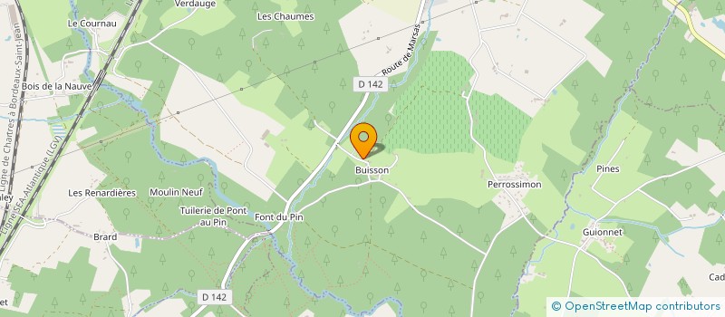 localisation de l'entreprise MADAME CHANTAL BEAULAC  LARUSCADE