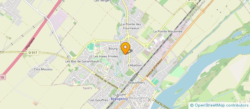 localisation de l'entreprise MADAME CHANTAL BEAUR à BEAUGENCY