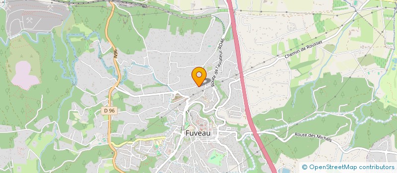 localisation de l'entreprise MADAME CHANTAL BELORGEY  FUVEAU