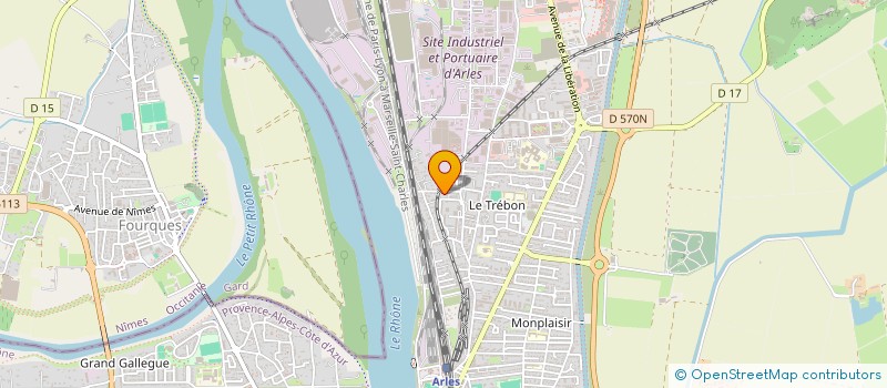 localisation de l'entreprise MADAME CHANTAL BELZUNCE  ARLES