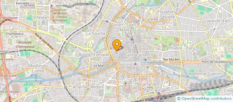 localisation de l'entreprise MADAME CHANTAL BENARD à RENNES