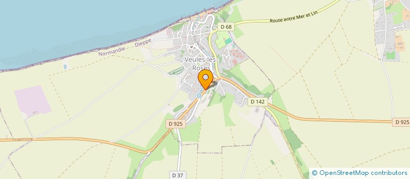 localisation de l'entreprise MADAME CHANTAL BENET  VEULES-LES-ROSES