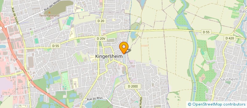 localisation de l'entreprise MADAME CHANTAL BENIMELI  KINGERSHEIM