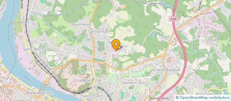 localisation de l'entreprise MADAME CHANTAL BENKHEMICHE  BAYONNE