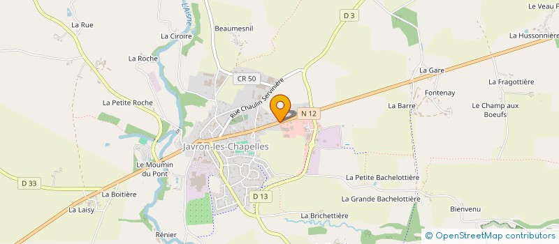 localisation de l'entreprise MADAME CHANTAL BERNIER à JAVRON-LES-CHAPELLES
