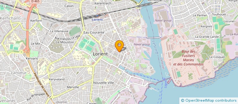 localisation de l'entreprise MADAME CHANTAL BERON à LORIENT
