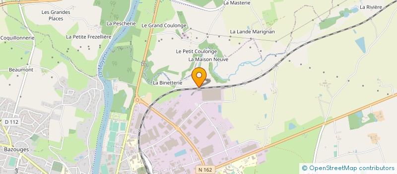 localisation de l'entreprise MADAME CHANTAL BERTHELOT  CHATEAU-GONTIER-SUR-MAYENNE