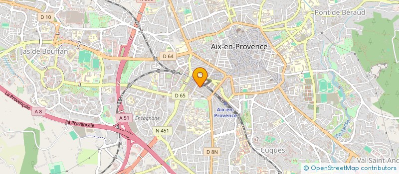 localisation de l'entreprise MADAME CHANTAL BERTHOUL à AIX EN PROVENCE