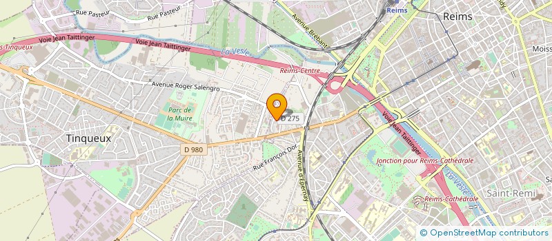 localisation de l'entreprise MADAME CHANTAL BERTRAND  REIMS
