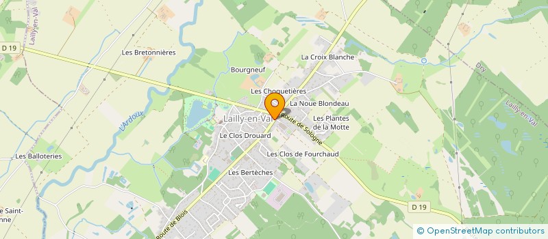 localisation de l'entreprise MADAME CHANTAL BESSON à LAILLY-EN-VAL