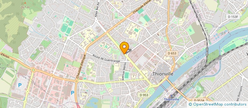 localisation de l'entreprise MADAME CHANTAL BETTINGER à THIONVILLE