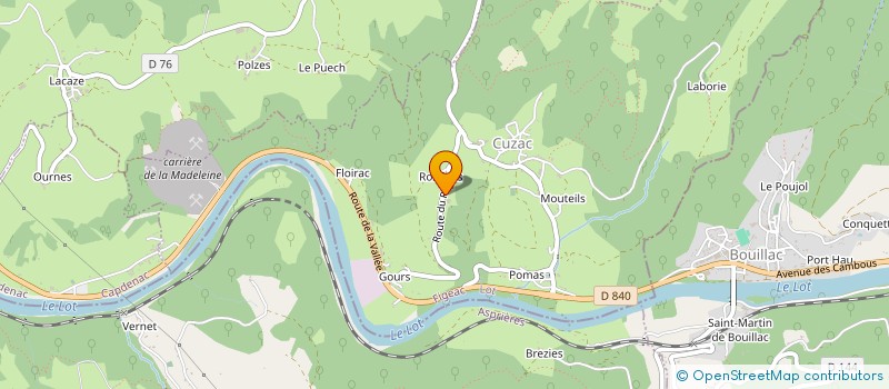 localisation de l'entreprise MADAME CHANTAL BEX  LINAC