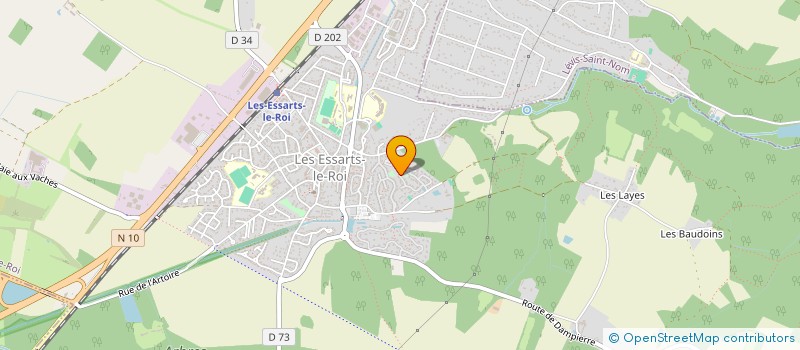 localisation de l'entreprise MADAME CHANTAL BEYER à LES ESSARTS-LE-ROI