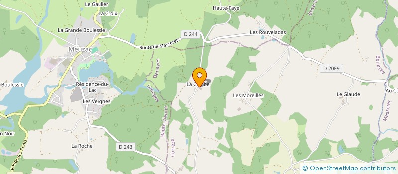 localisation de l'entreprise MADAME CHANTAL BEZAUD à BENAYES