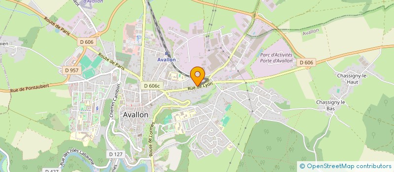 localisation de l'entreprise MADAME CHANTAL BIERRY  VEZELAY