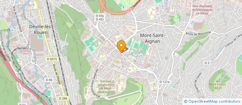 localisation de l'entreprise MADAME CHANTAL BIGNON  MONT-SAINT-AIGNAN