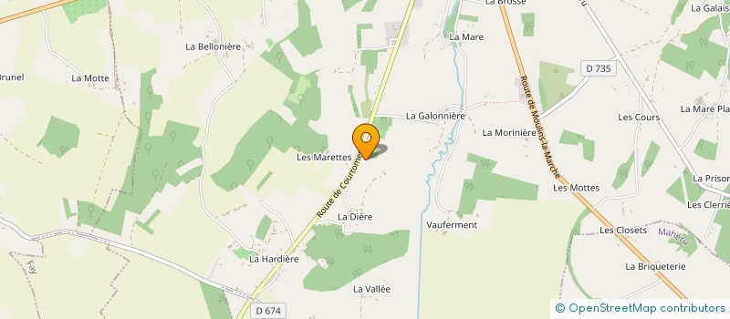 localisation de l'entreprise MADAME CHANTAL BIGOT à STE GAUBURGE STE COLOMBE
