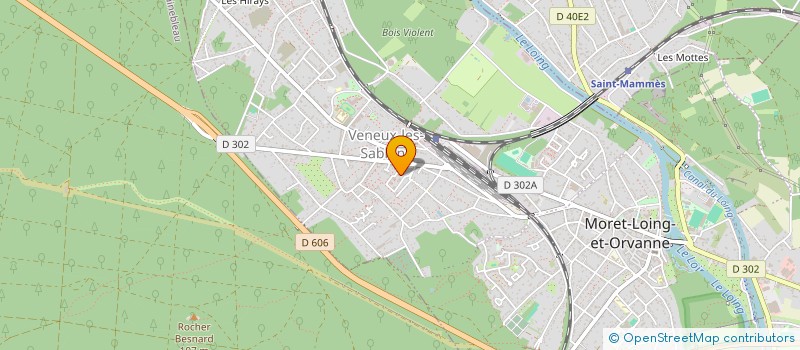 localisation de l'entreprise MADAME CHANTAL BITON  MORET-LOING-ET-ORVANNE