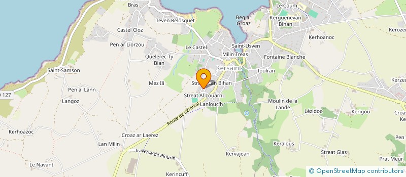 localisation de l'entreprise MADAME CHANTAL BIZIEN  LANDUNVEZ